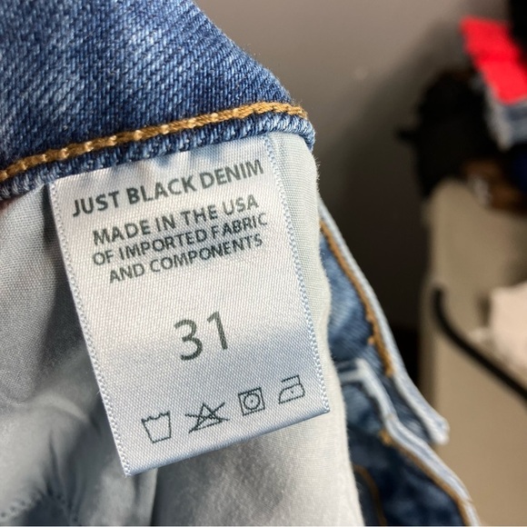Just Black straight Jeans Size 31 - Picture 6 of 7